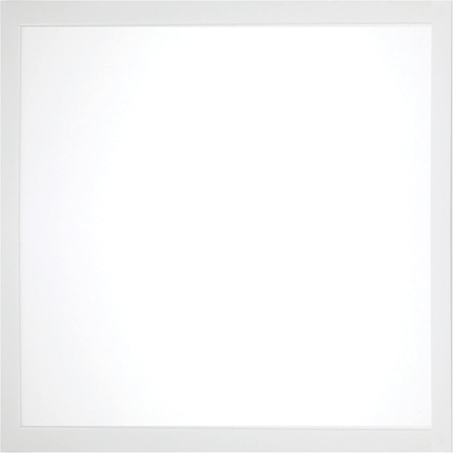 White Aluminum LED Backlit Flat Panel Ceiling Light