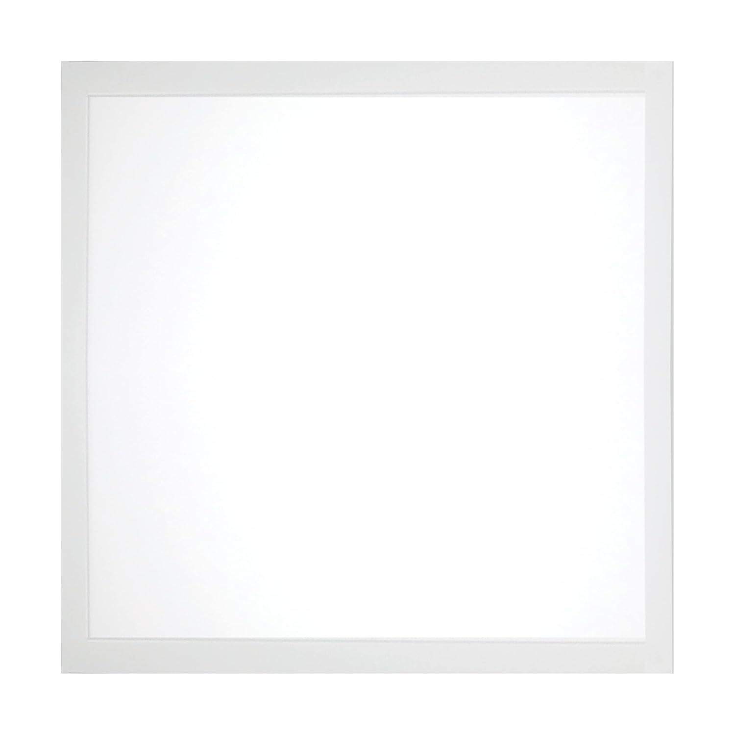 White Aluminum LED Backlit Flat Panel Ceiling Light