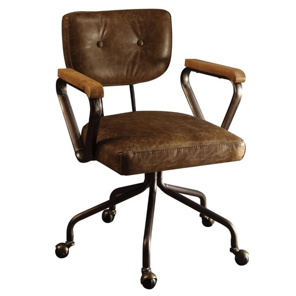 Hallie Genuine Leather Office Chair
