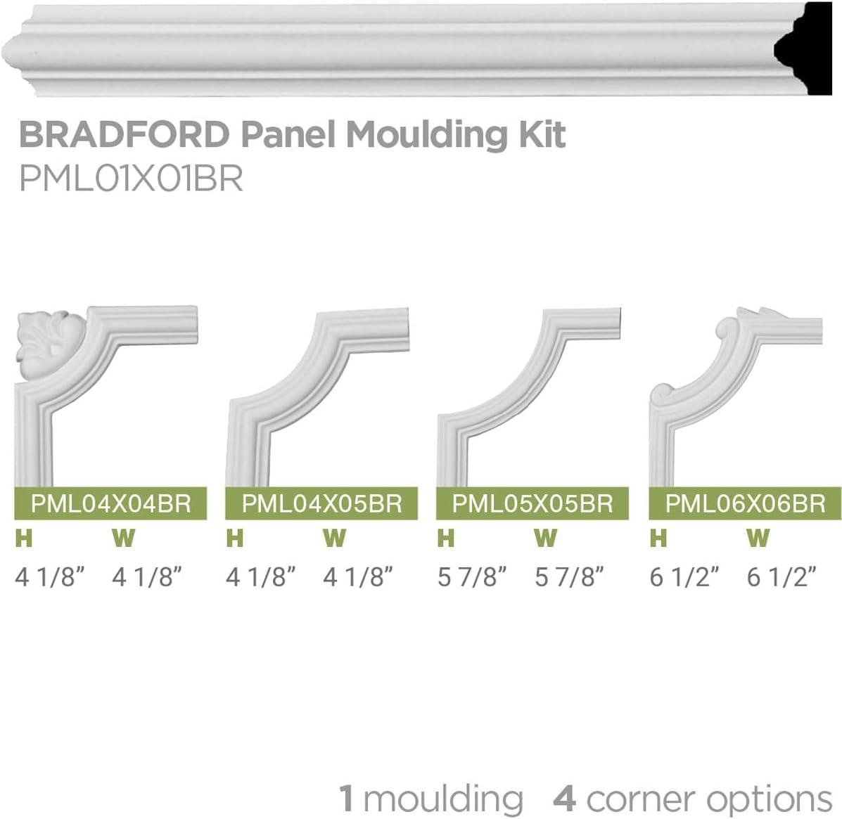 7/8"H x 5/8"P x 94 1/2"L Bradford Smooth Panel Moulding