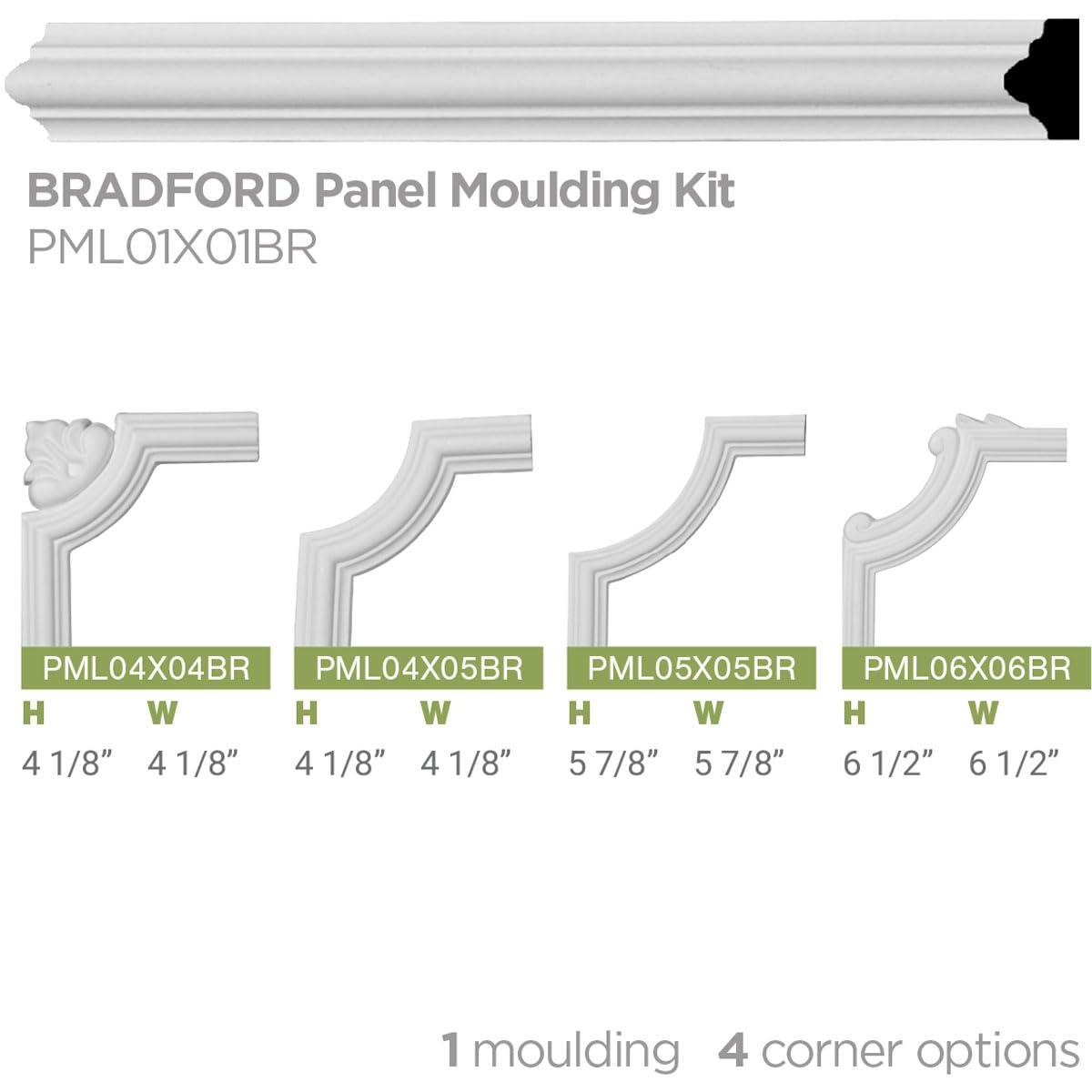 7/8"H x 5/8"P x 94 1/2"L Bradford Smooth Panel Moulding