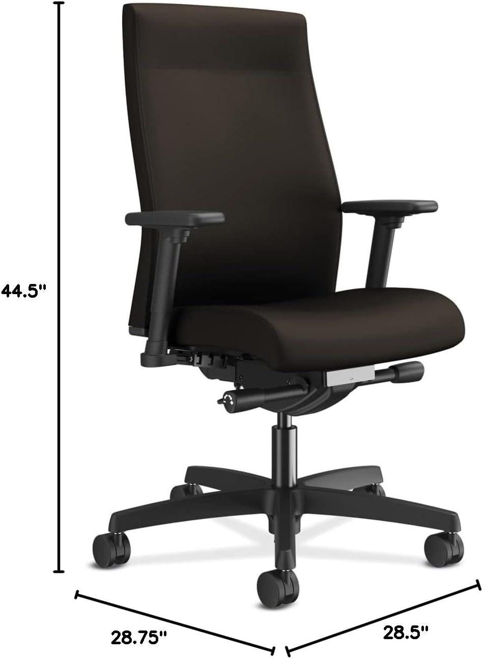 Ignition Upholstered Task Chair, Espresso