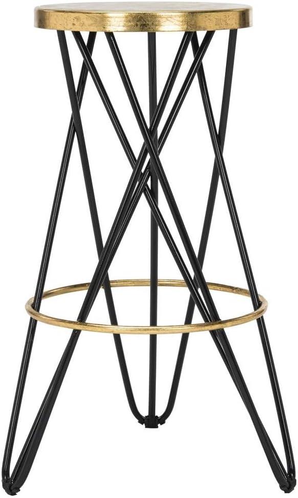 Lorna Gold Leaf Bar Stool  - Safavieh