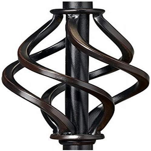 Cal Lighting Andros 17" Durable Metal Floor Lamp with Glass Tray in Silver