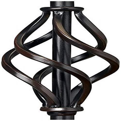 Cal Lighting Andros 17" Durable Metal Floor Lamp with Glass Tray in Silver