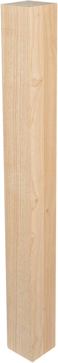 OUTWATER Architectural Products Solid Hardwood Island Leg 35-1/4" Height x 3-1/2" Width