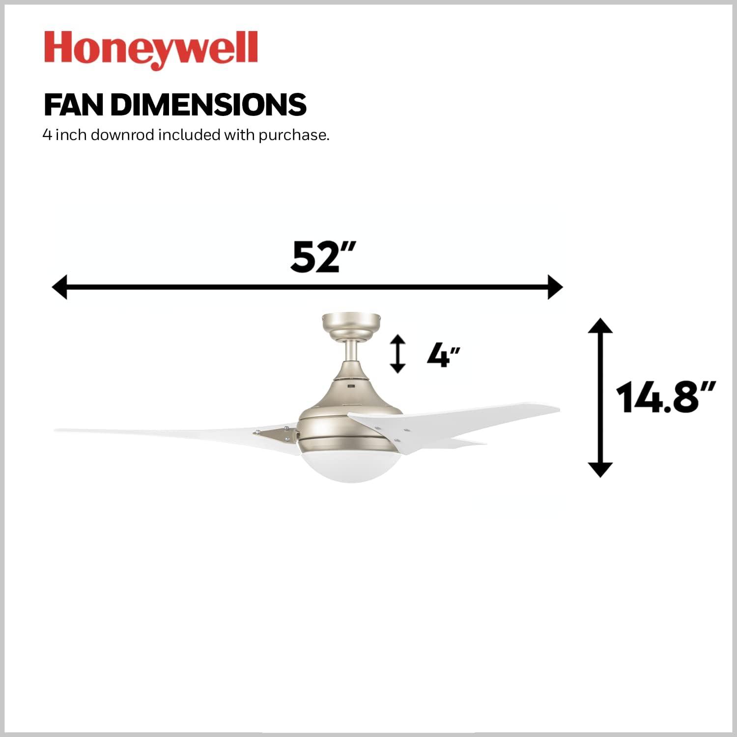 Neyo 52" Ceiling Fan with LED Lights and Remote Included