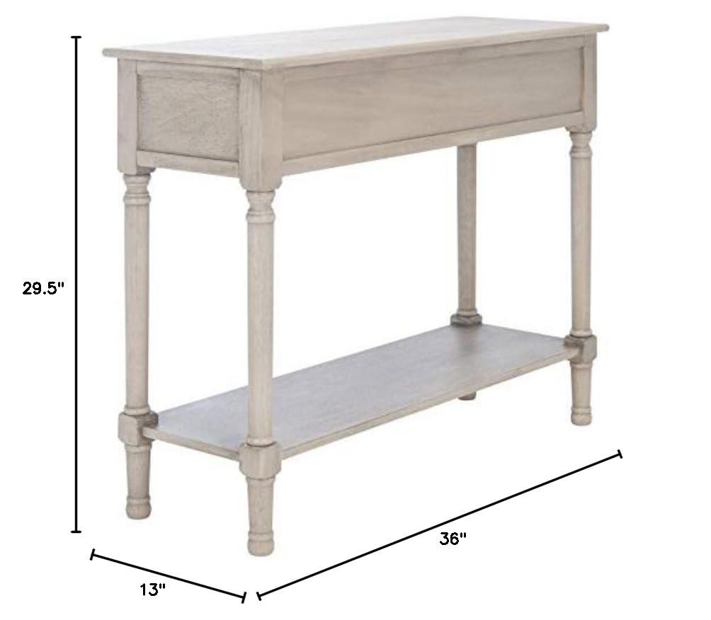 Tate 2 Drawer Console Table - Greige - Safavieh