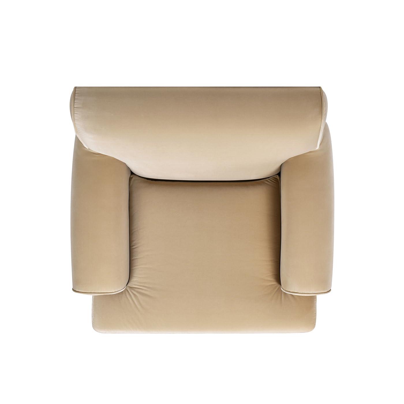Jennifer Taylor Home Alana 38" Lawson Large Living Room Accent Arm Chair with Metal Casters, Fawn Brown