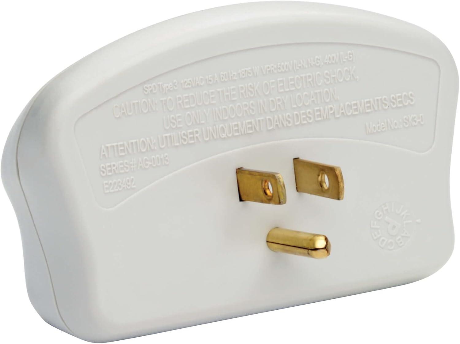 Direct Plug-in Surge Protector Wall Mounted Power Strip