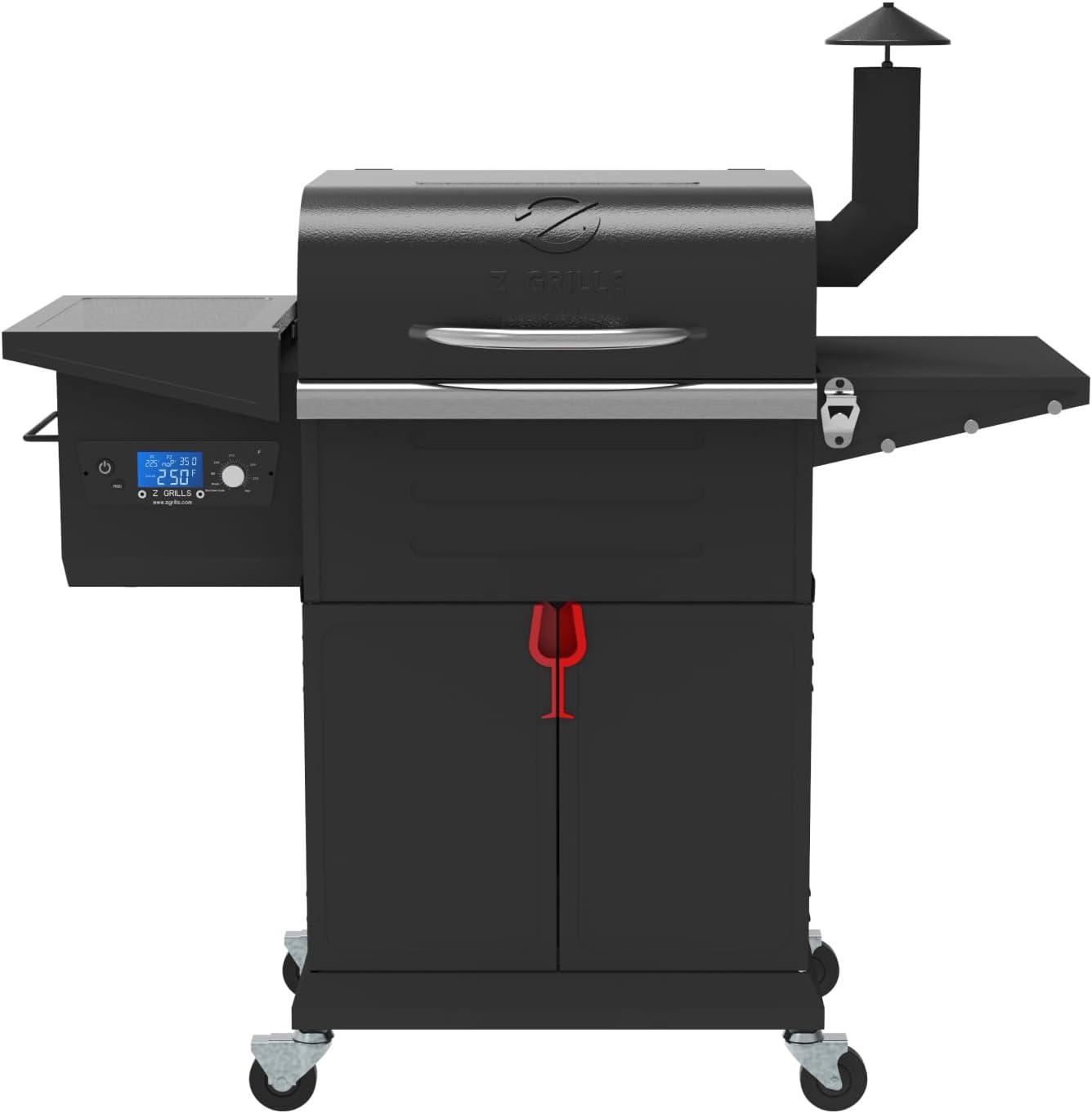 Z GRILLS Upgraded Wood Pellet Grill with PID Controller, 8-in-1, 572 sq in Cooking Area