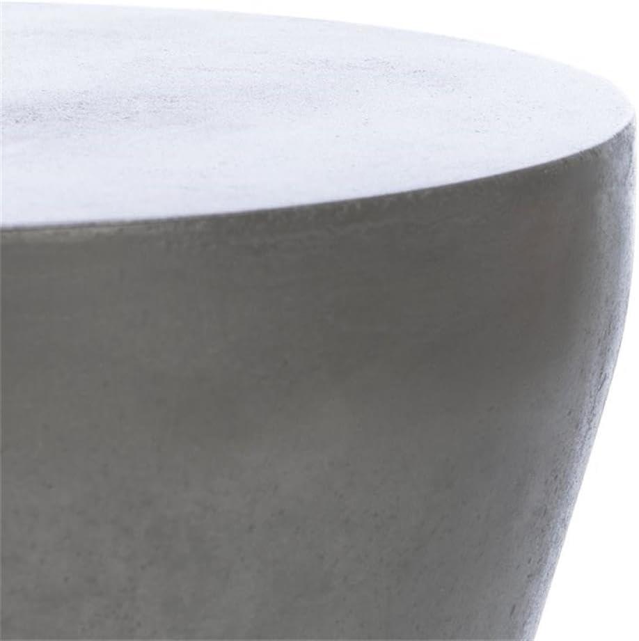 Torre Accent Stool - Indoor/Outdoor - VNN1001 - Gray - Safavieh