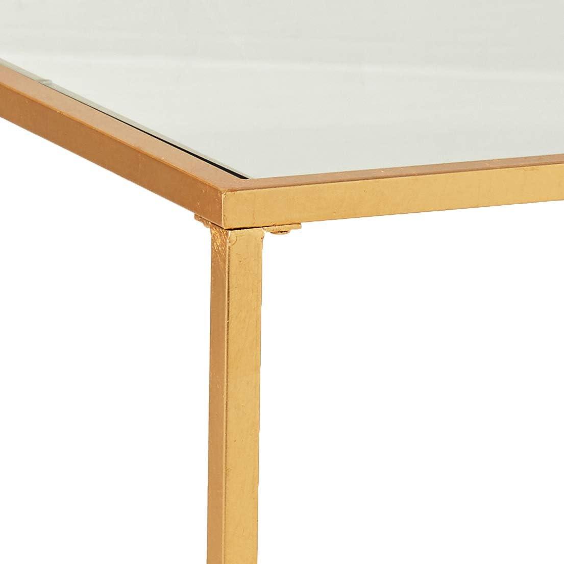 Antwan Coffee Table - Gold/Glass - Safavieh