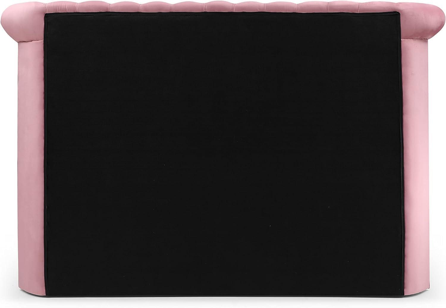 Woodpeckers Furniture and Mattress Upholstered Round Storage Bed