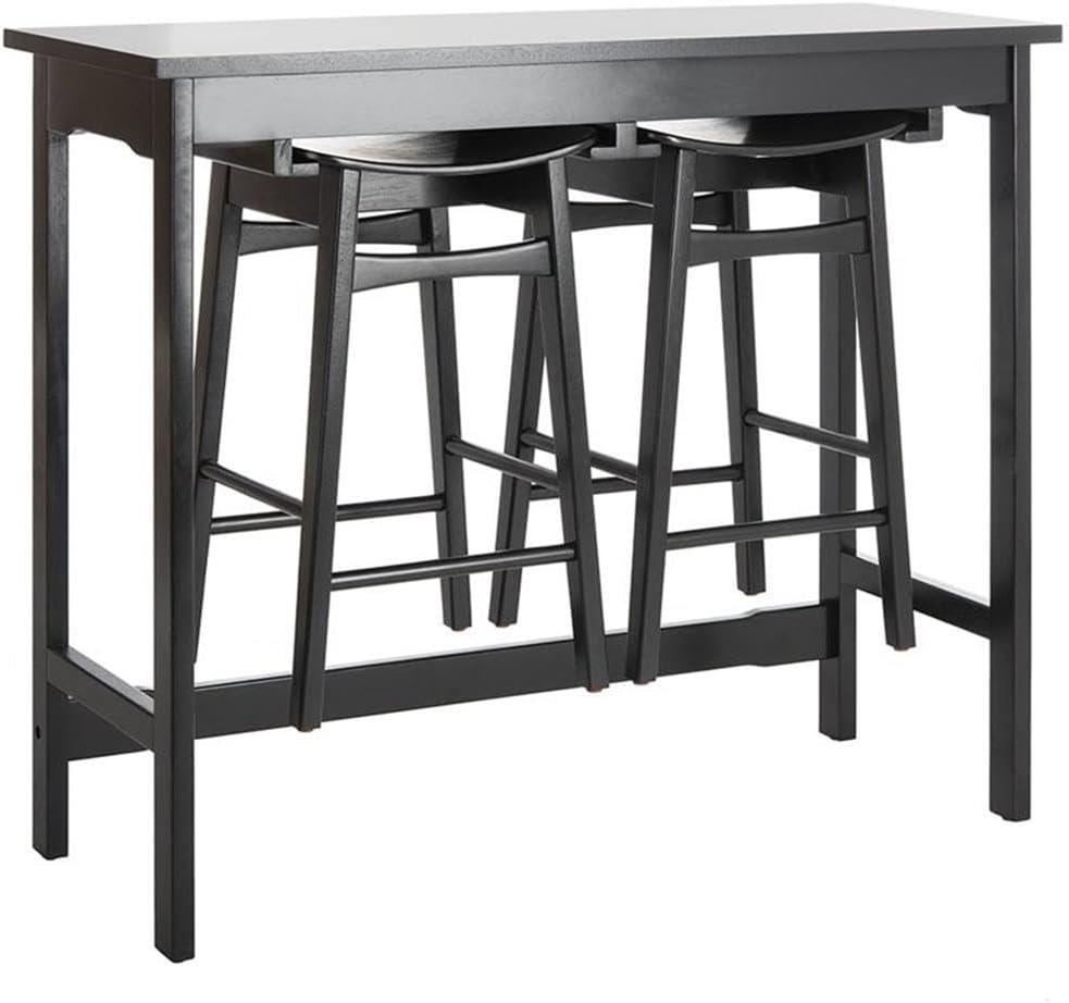 Colbie 3 Piece Pub Set - Black - Safavieh