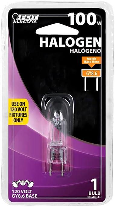 100-Watt Clear Dimmable Halogen Bi-Pin Bulb