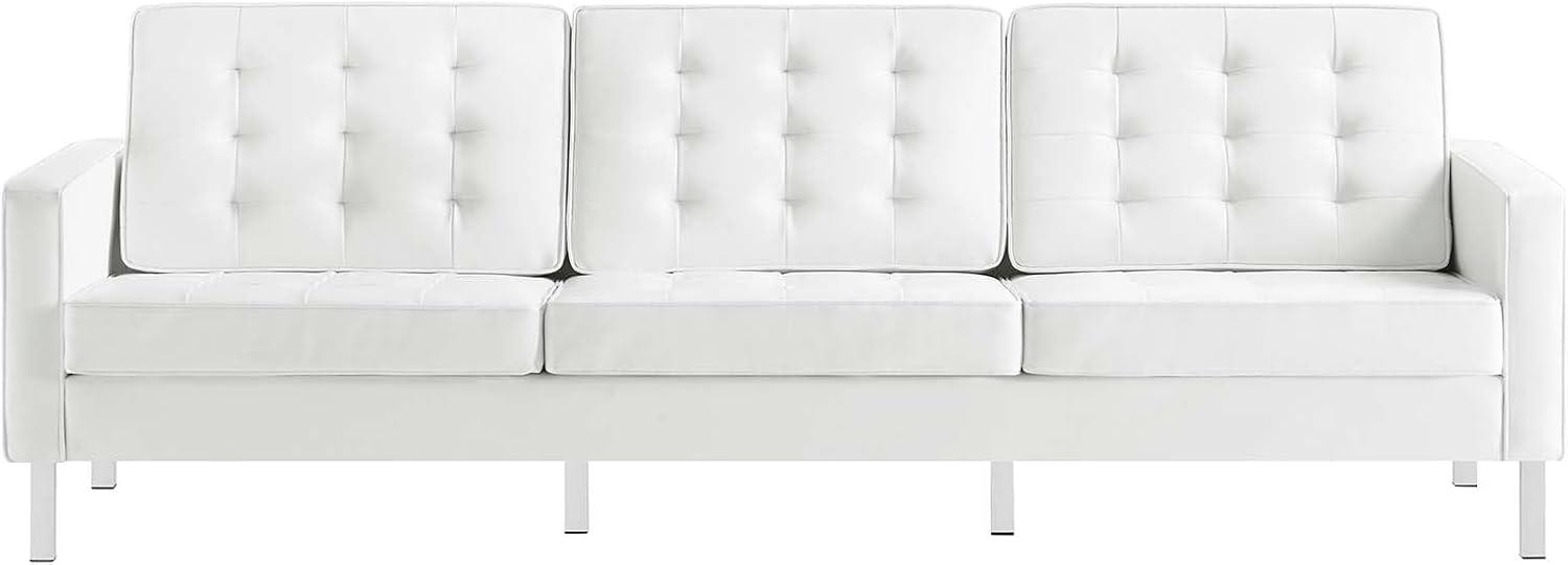 Modway Loft Tufted Vegan Leather Sofa by Modway