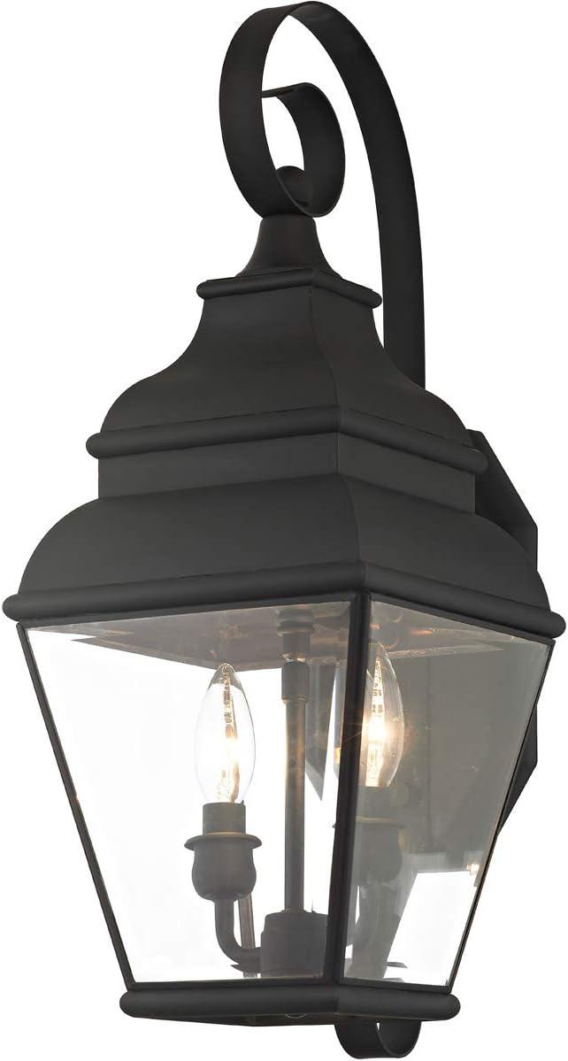 Livex Lighting Exeter 2 - Light Wall Light in  Black