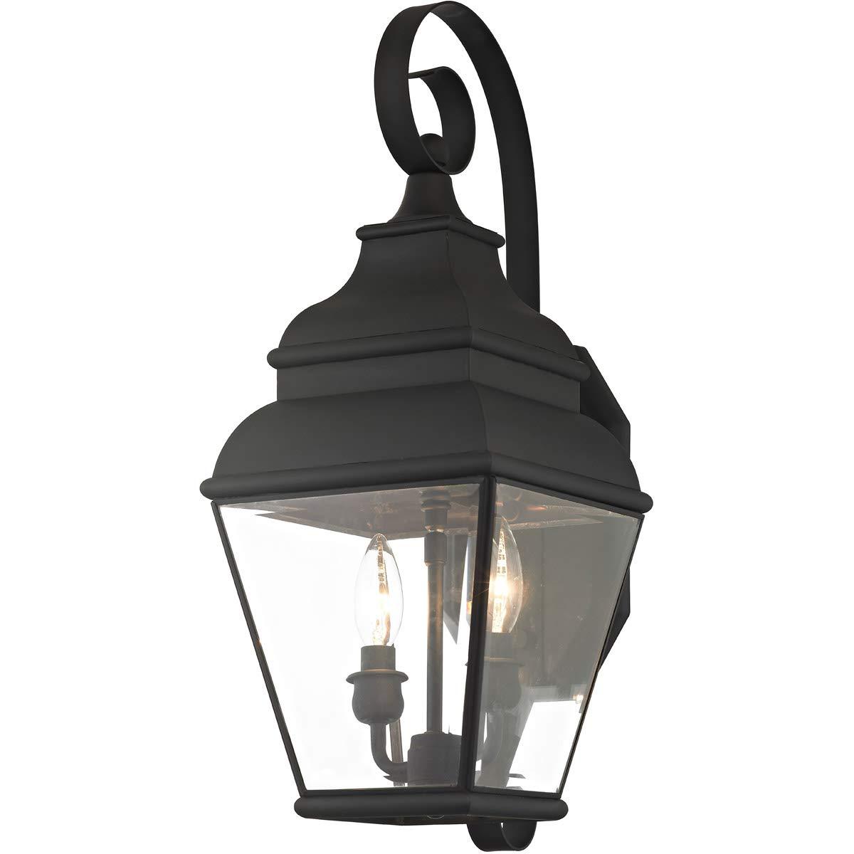 Livex Lighting Exeter 2 - Light Wall Light in  Black