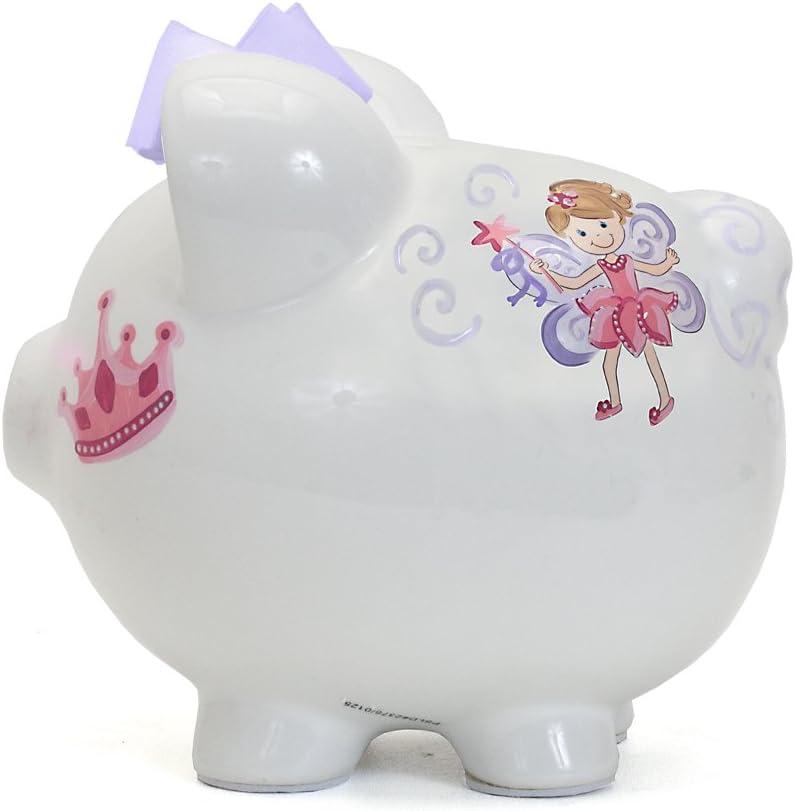 Bank Fancy Fairy Castle Piggy Bank Ceramic Crown Money Saver 36847