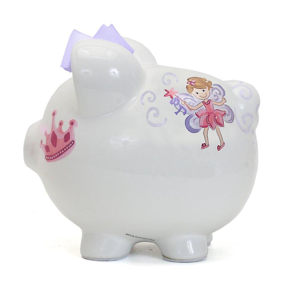Bank Fancy Fairy Castle Piggy Bank Ceramic Crown Money Saver 36847
