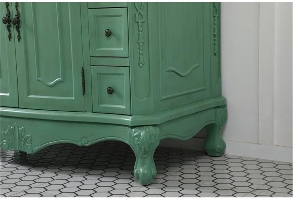 Elegant Kitchen and Bath 42 Inch Single Bathroom Vanity In Vintage Mint