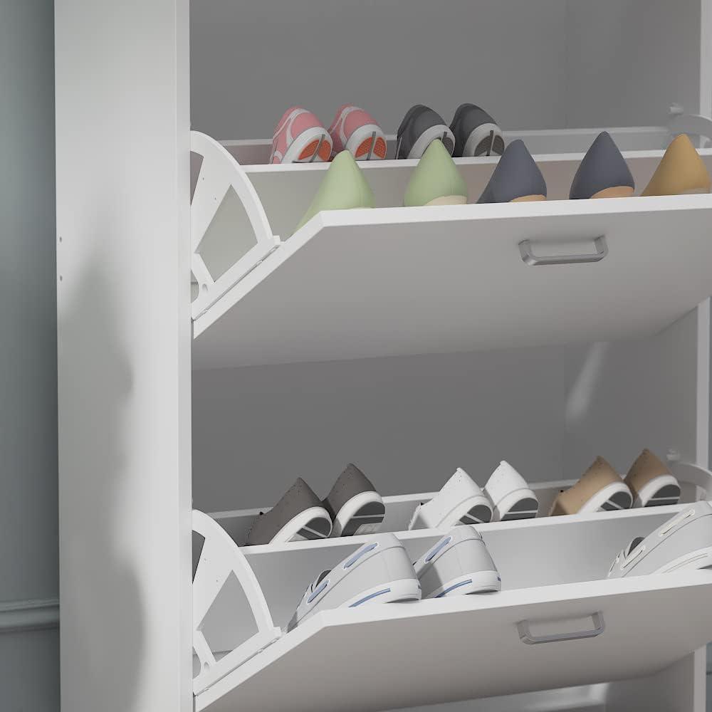 18 Pair Shoe Storage Cabinet