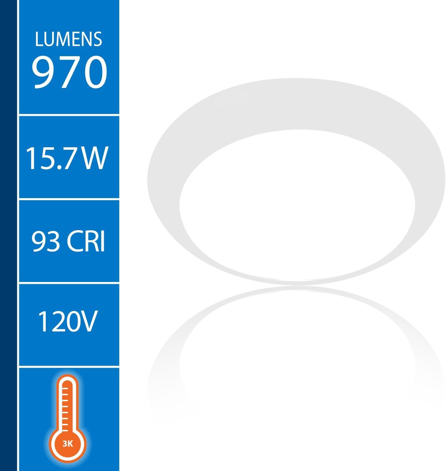 White Round Steel LED Indoor/Outdoor Downlight