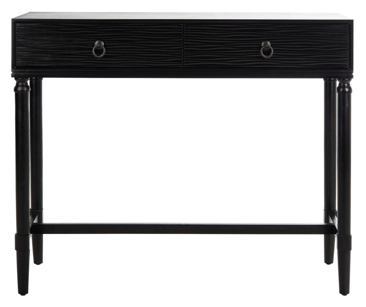 Aliyah 2 Drawer Console Table - CNS5729A - Black - Safavieh