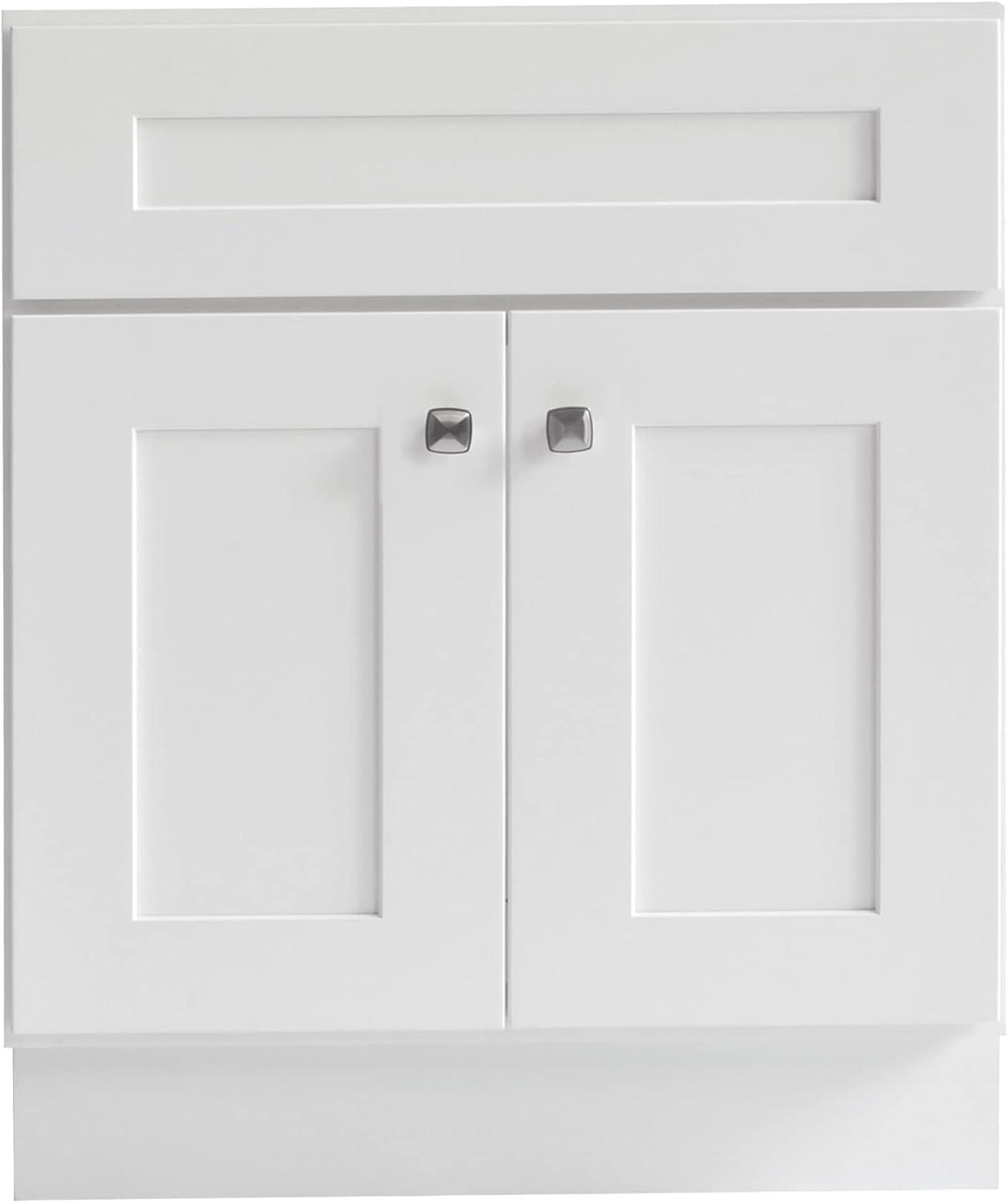 Design House Brookings 30 Inch Bathroom Vanity, Ready to Assemble, Solid Wood, Sherwin Williams – Design House, 587089