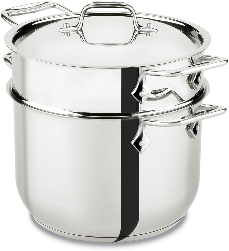 All-Clad ® Stainless Steel 6-Qt. Pasta Pot with Lid