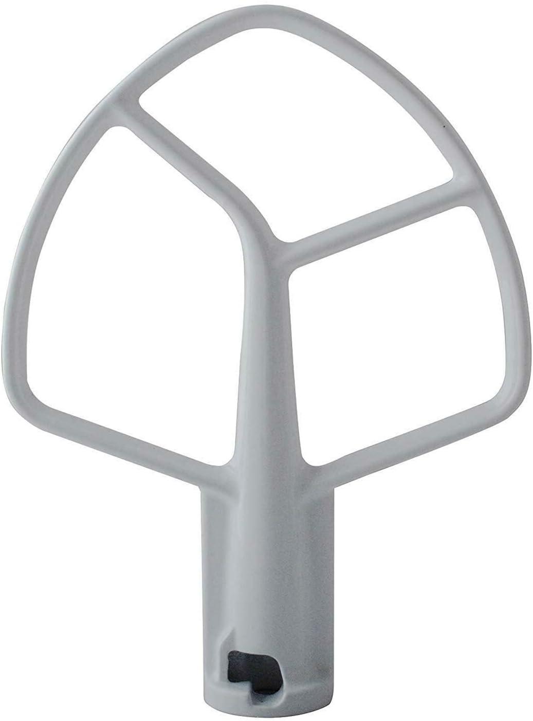 K5AB K5SS Coated Flat Beater Replacement for Kitchenaid 5 Qt Bowl Mixer K4 K5 KP50 KSM5 KSM50 KSM500PS KSM450, Paddle Attachment for Kitchenaid Mixer