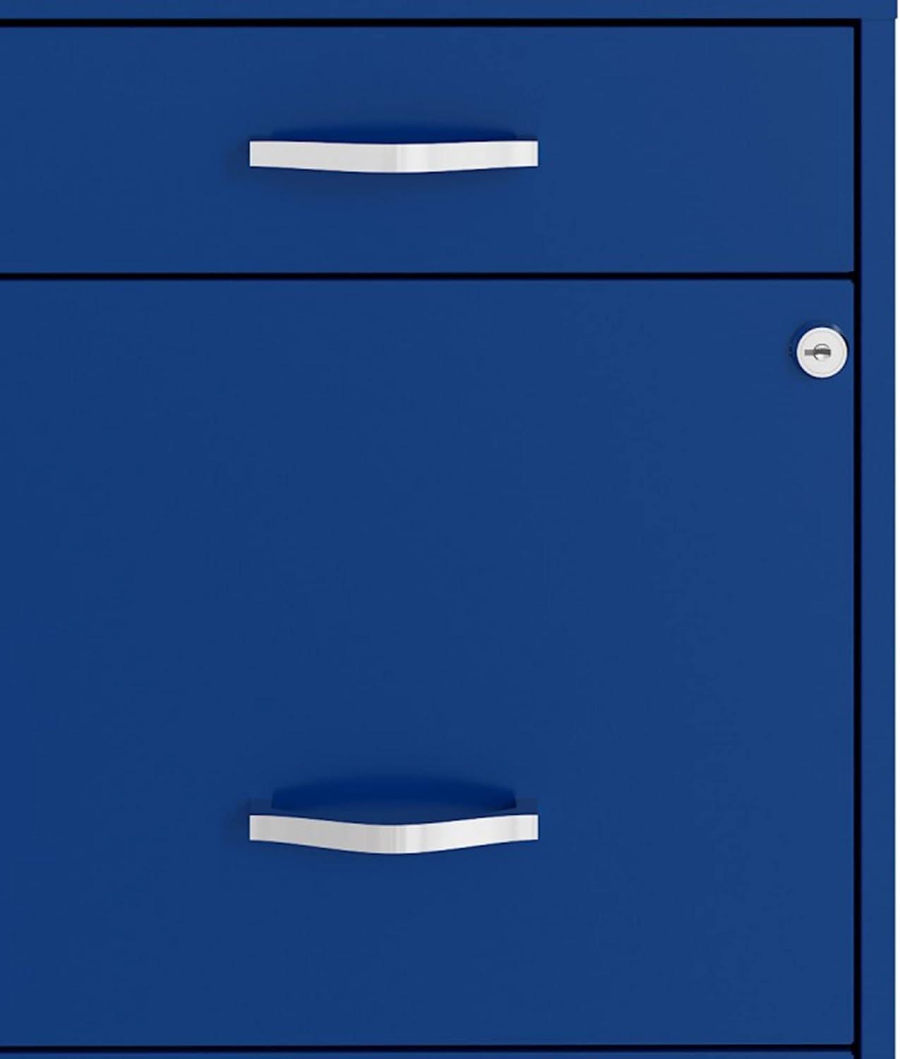 14.25'' Wide 3 -Drawer Mobile Steel File Cabinet