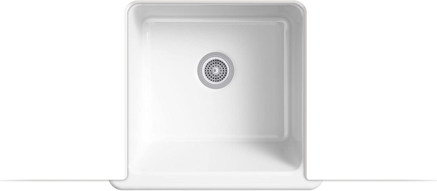 Whitehaven® Self-Trimming 23.5"L x 21.5625"W Farmhouse Kitchen Sink