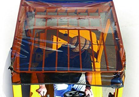 Solarcap Universal Tinted Forklift Sun & Rain Canopy, Super Clear Tinted Vinyl