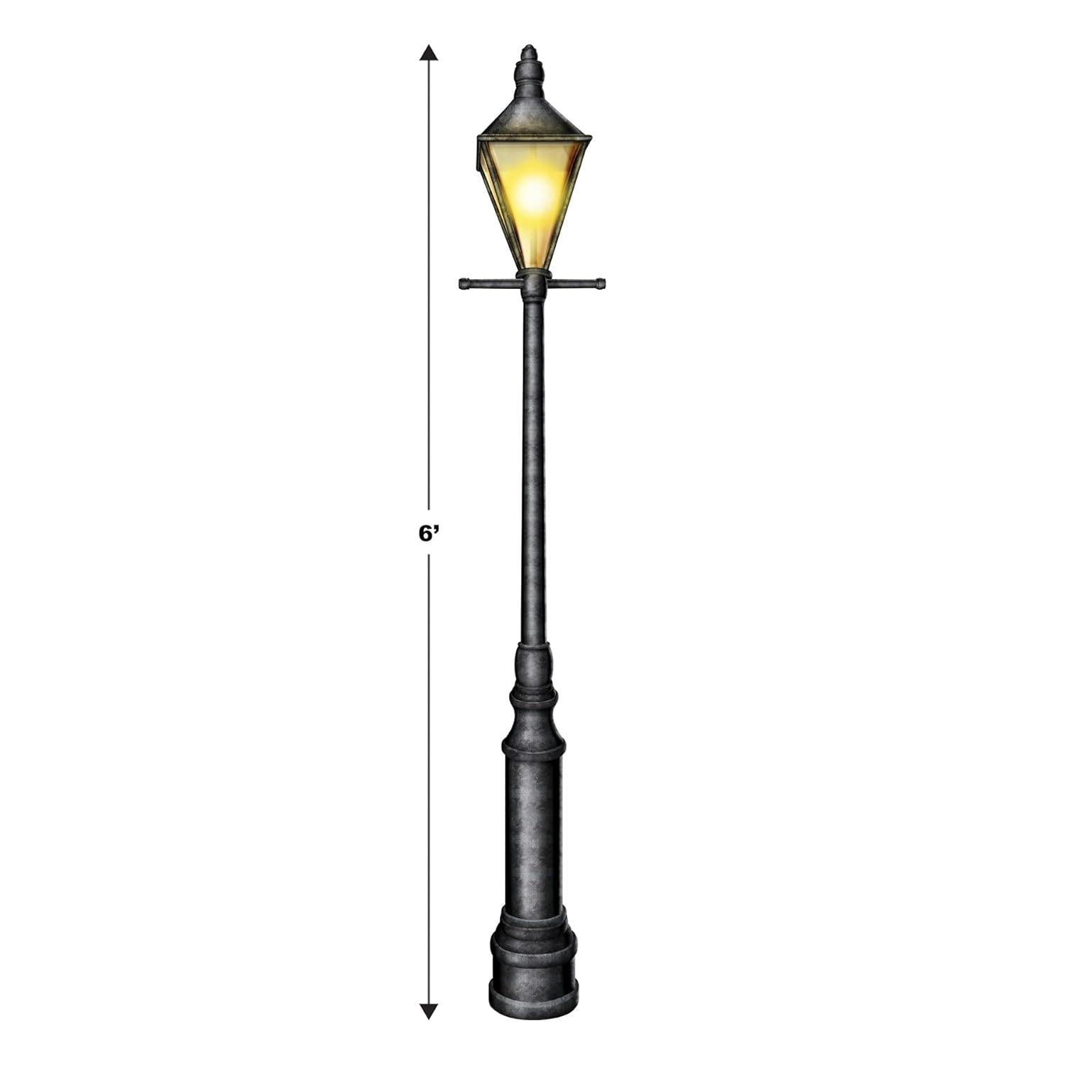 Beistle Jointed Lamppost, 6', (2/Pkg) Multicolored