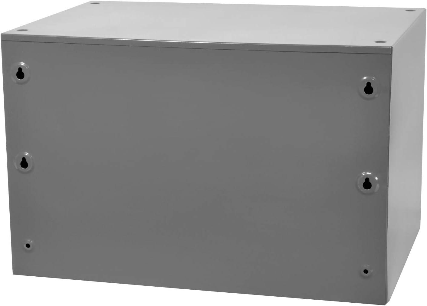 Akro-Mils Steel Garage Storage Cabinet, Small Parts Organizer Metal Cabinet for Hardware, Nails, Screws, Bolts, Nuts, and More, 17" W x 11" D x 11" H, 20-Drawer, Gray Cabinet/Blue Drawers (19320)