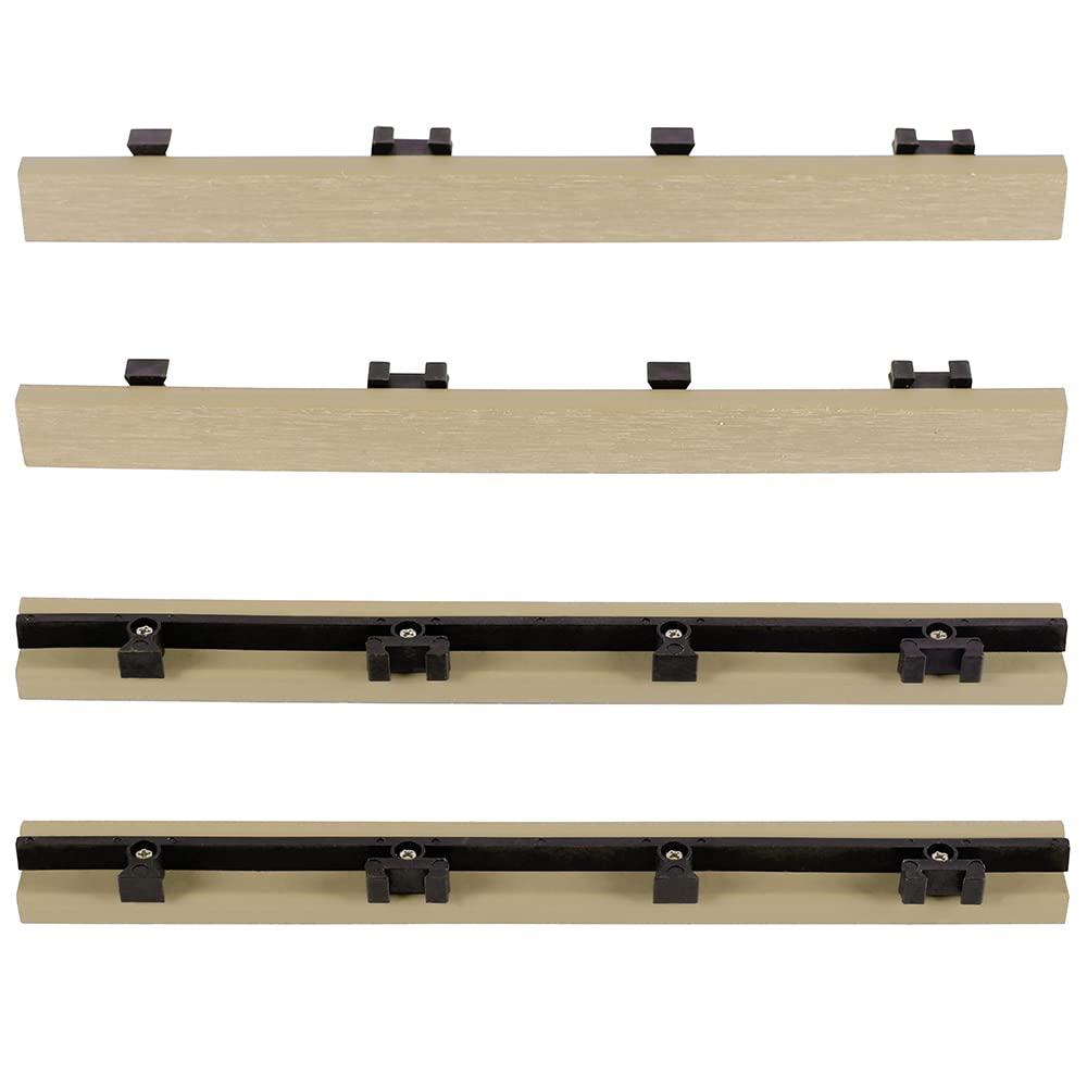 12" x 1" Composite Interlocking Deck Side Trim