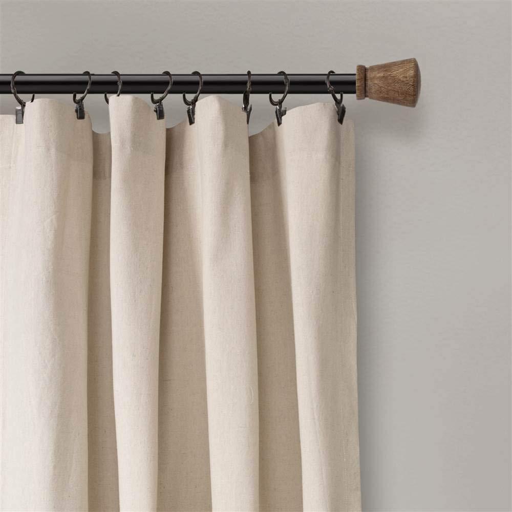 Lush Decor Beckham Semi Sheer Curtain Single Panel