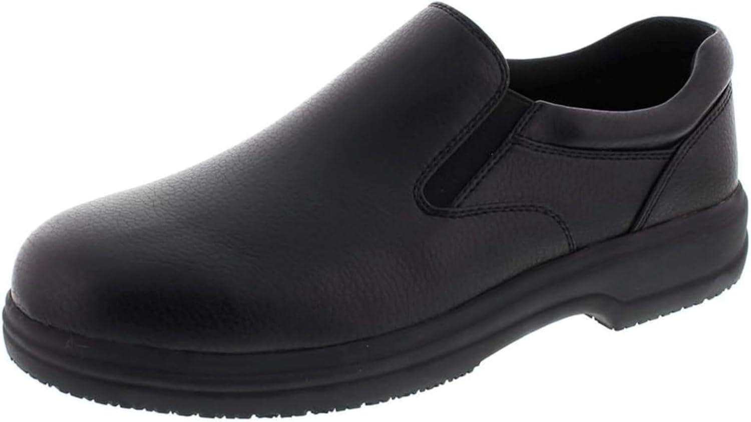 Deer Stags Men's Manager Slip-Resistant Workwear Loafer - Black - 16 Wide
