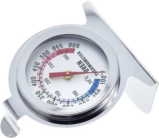 Stainless Steel Large Dial Oven Thermometer with Hanging Hook