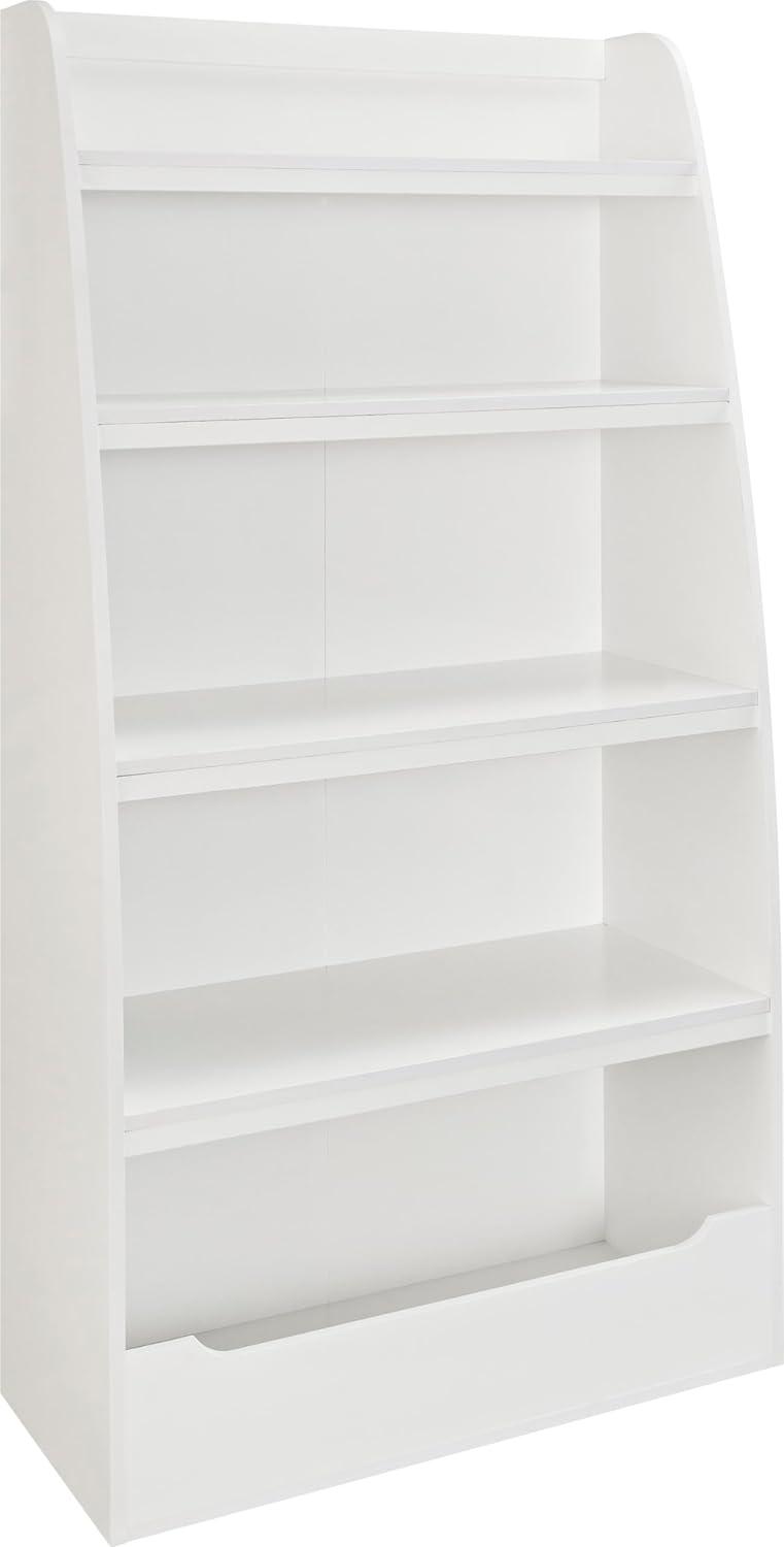 Ameriwood Home Mia Kids' 4-Shelf Bookcase, White