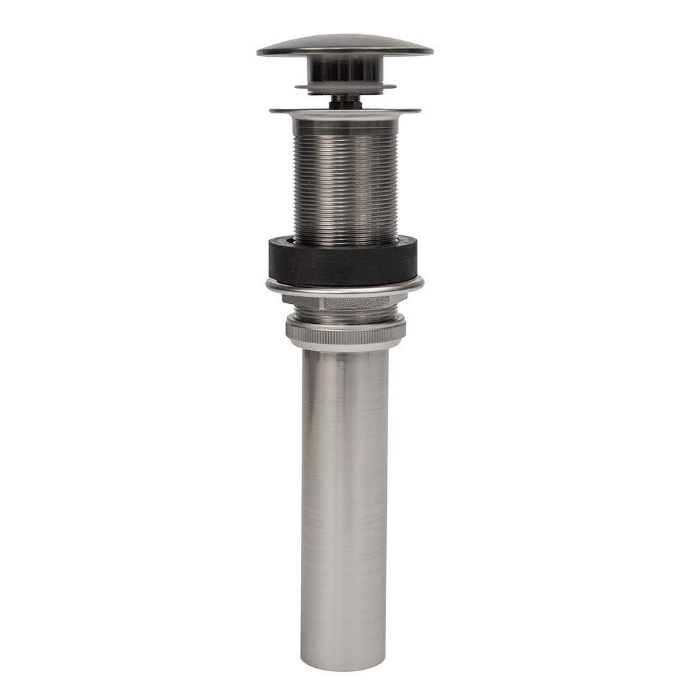 Premier Copper Products D-208BN 1.5" Non-Overflow Pop-up Bathroom Sink Drain - Brushed Nickel