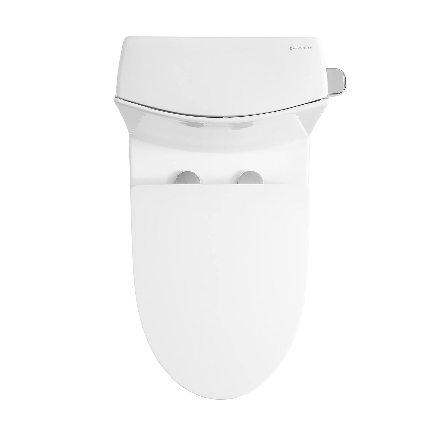 St. Tropez One Piece Elongated Toilet Dual Vortex Flush 1.6 GPF