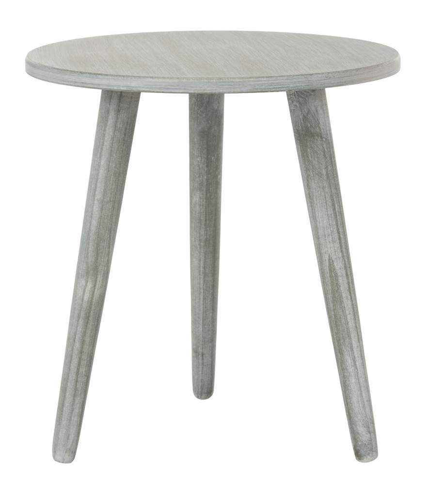 Orion Round Accent Table - ACC5700C - Slate/Grey - Safavieh