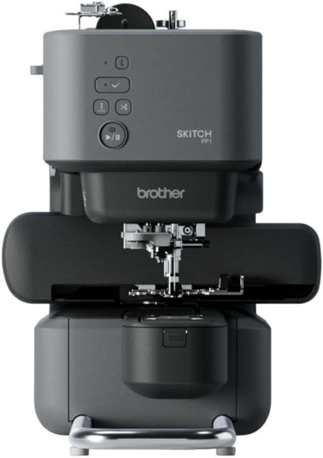 Brother Skitch Single-Needle Embroidery Machine with Colors Thread, and Bobbins