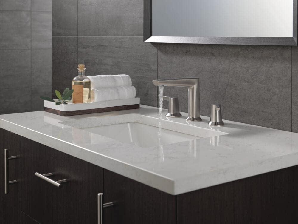Galeon Widespread Bathroom Faucet with Drain Assembly
