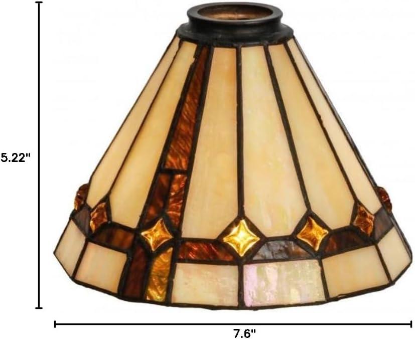 Belvidere 8" Stained Glass Bell Shade