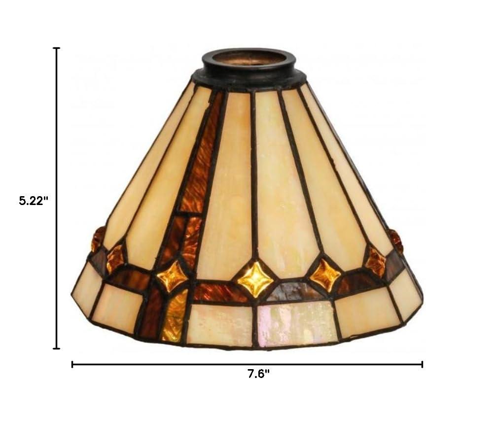 Belvidere 8" Stained Glass Bell Shade