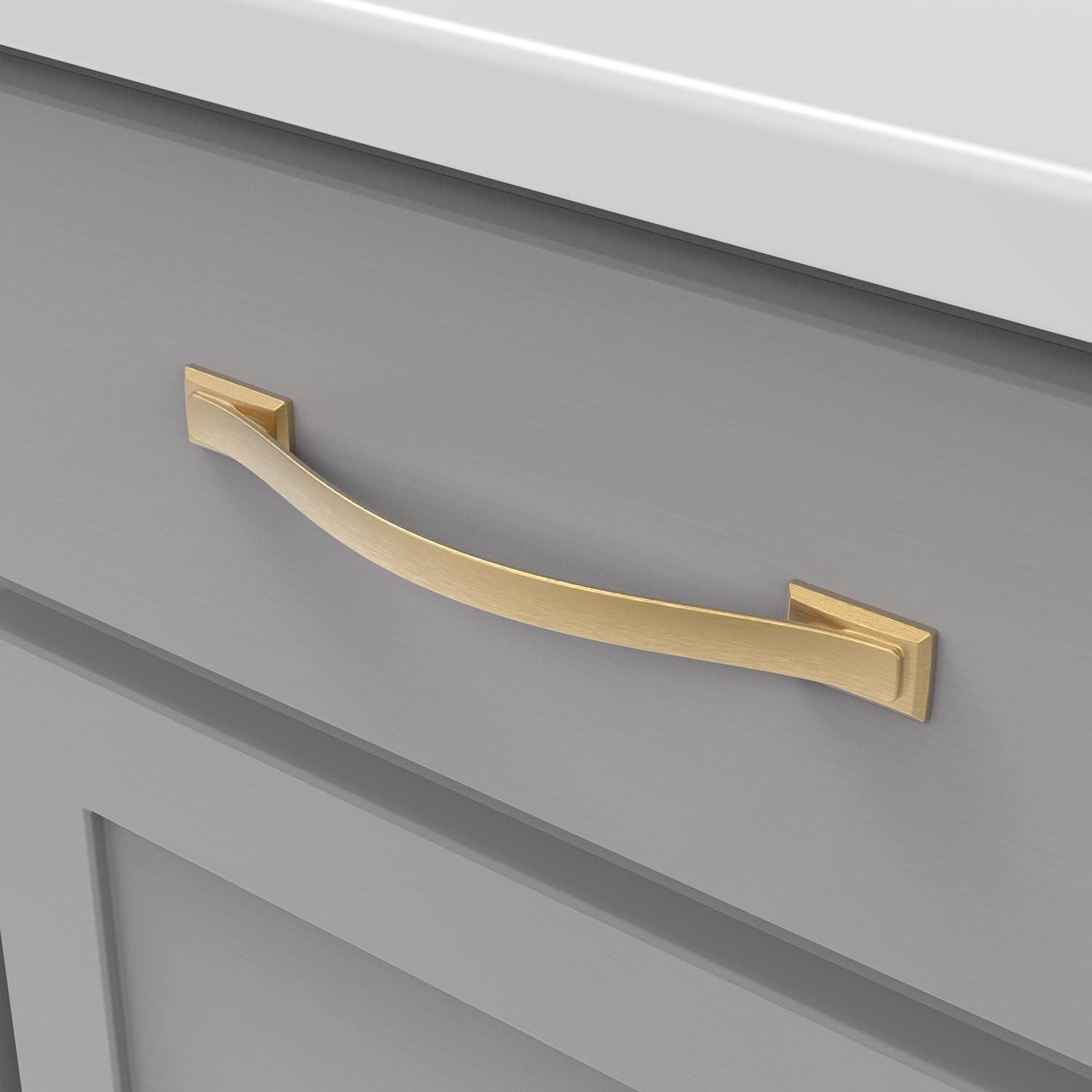 Dover Kitchen Cabinet Handles, Solid Core Drawer Pulls for Cabinet Doors, 6-5/16" (160mm)